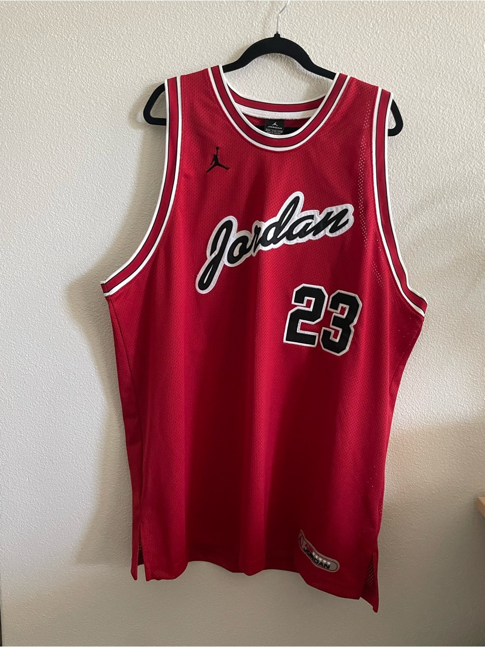 Michael Jordan #23 Chicago Bulls Jersey Jordan Brand Red XXL Stitched